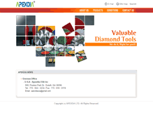 Tablet Screenshot of apexdia.com